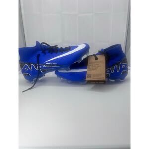 Nike big kid's Mercurial Superfly 9 cleats blue FN6750-900 - size 6 no box